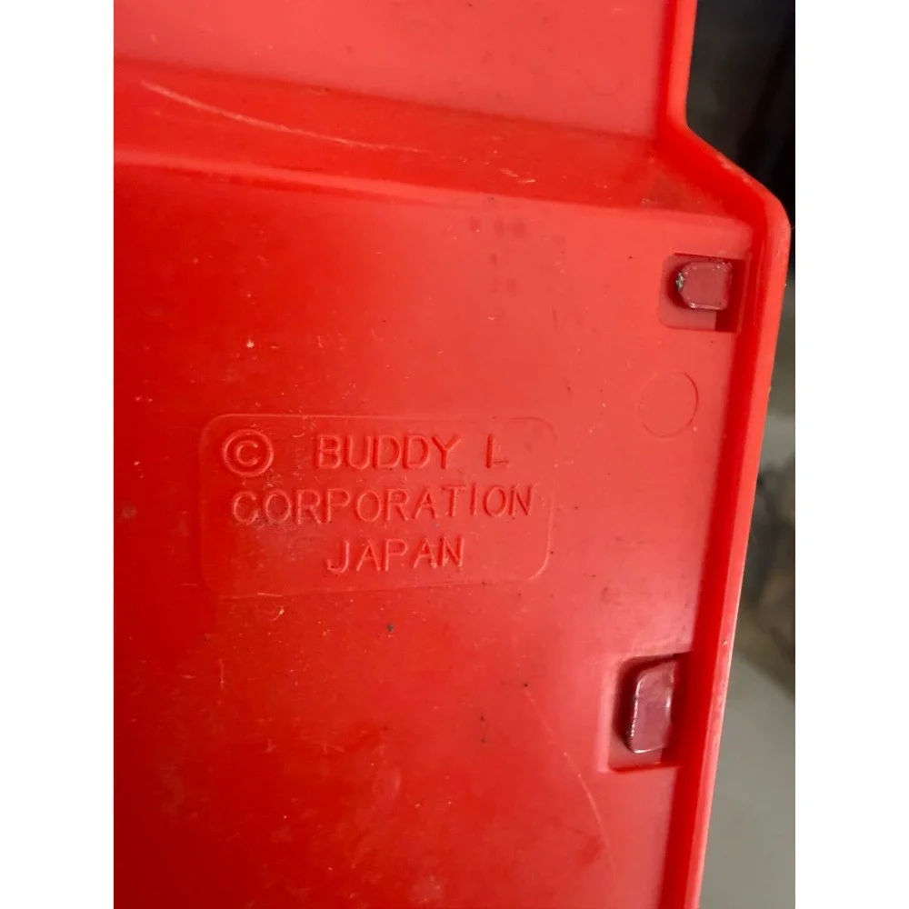 Vintage Buddy L Coca-Cola Semi Trailer Toy Red‎ Pressed Steel Japan Collectible
